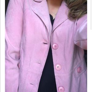 Baby Pink Button Up Jacket - M/L